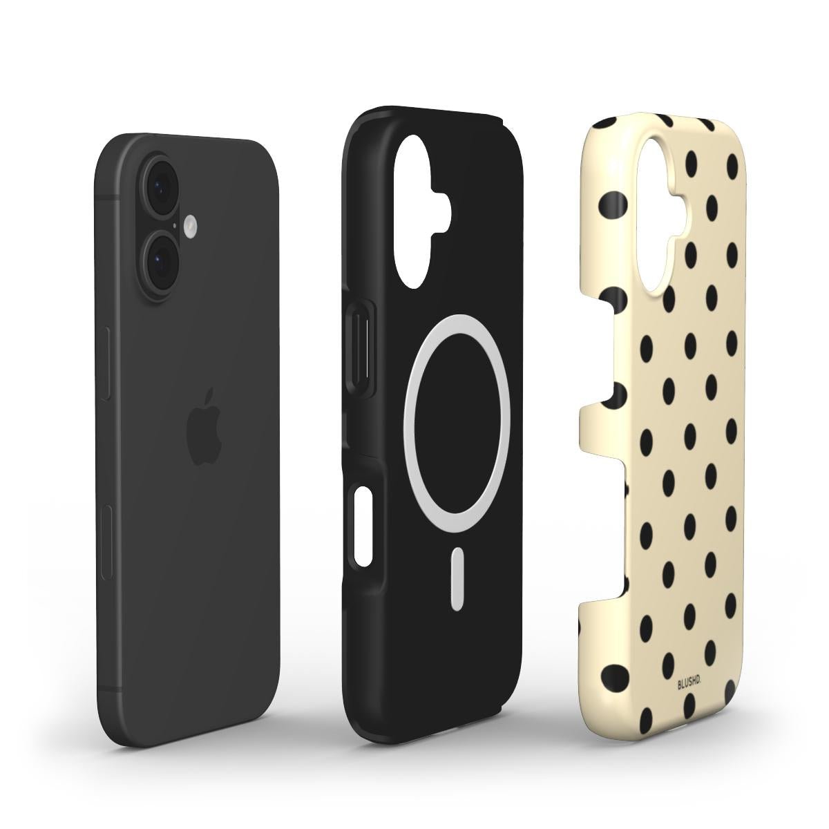 Midnight Cream MagSafe Tough Phone Case mobilskal – BLUSHD Cases BLUSHD